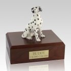 Dalmatian Seated Dog Urns