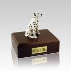 Dalmatian Sitting Small Dog Urn