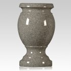Dark Gray Granite Vase