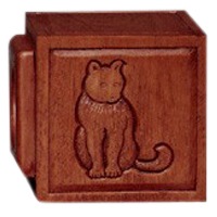 Dark Small Dog & Cat Cremation Urn