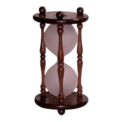 Hourglass Dark Oak Pet Urn