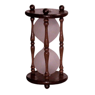 Hourglass Dark Oak Keepsake Urn