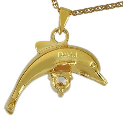 Dazzling Dolphin Cremation Pendant II