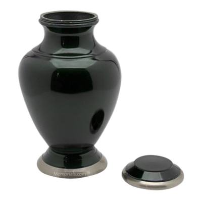 Deep Green Pet Cremation Urn