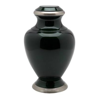 Deep Green Pet Cremation Urn