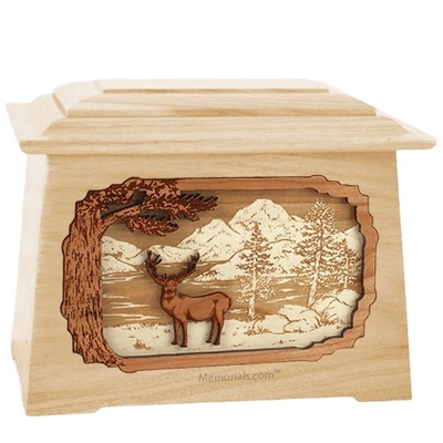 Deer Land Maple Aristocrat Cremation Urn