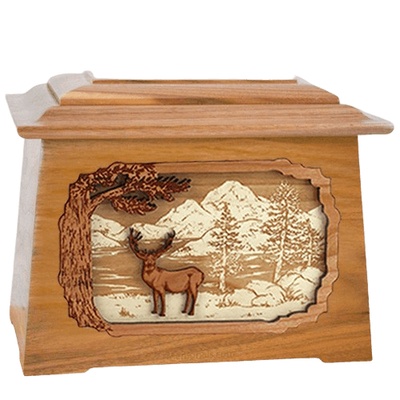 Deer Land Oak Aristocrat Cremation Urn