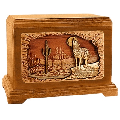 Desert Moon Mahogany Hampton Cremation Urn