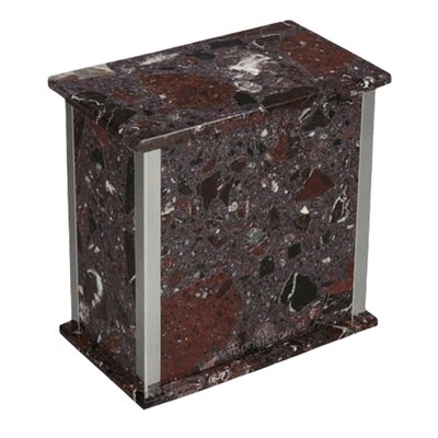 Designer Silver Rosso Levanto Urn