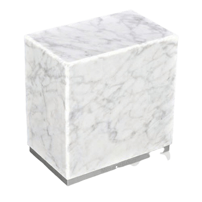 Dignity Silver Carrera Marble Urn