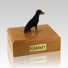 Doberman Black Dog Urns