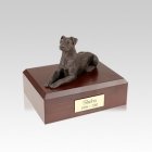 Doberman Bronze Ears Down Small Dog Urn