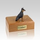 Doberman Red Small Dog Urn