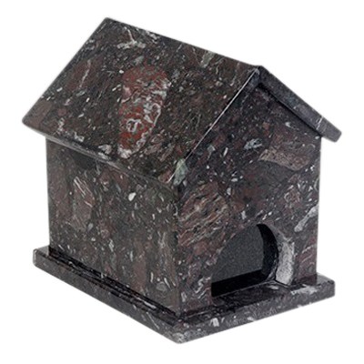 Dog House Rosso Stone Pet Urn