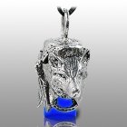 Dog Spirit Blue Pet Ash Urn Necklace