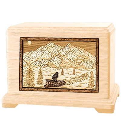 Dogsled Maple Hampton Cremation Urn