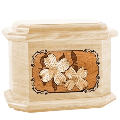 Dogwood Maple Octagon Cremation Urn