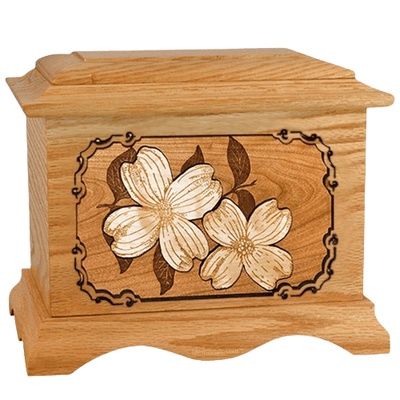 Dogwood Oak Cremation Urn