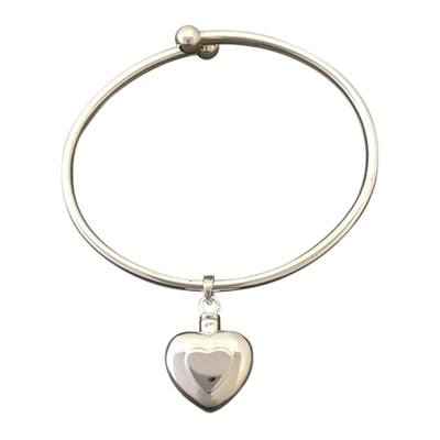 Double Heart Ash Cremation Bracelet