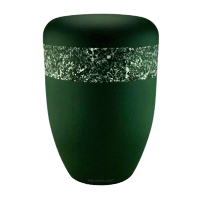 Dreamers Green Silver Biodegradable Urn