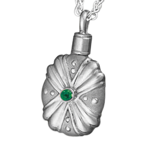 Duchess Gothic Emerald Cremation Pendant