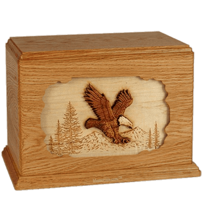 Eagle Mahogany Companion Urn