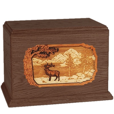 Elk Walnut Companion Urn 