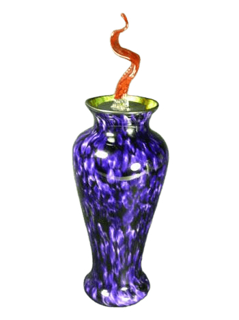 Eternal Flame Violet Urn