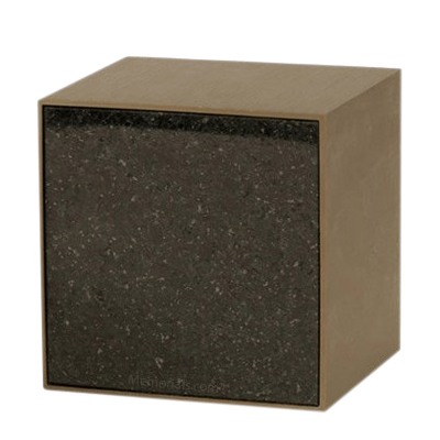 Expressionism Cambrian Black Granite Cremation Urn