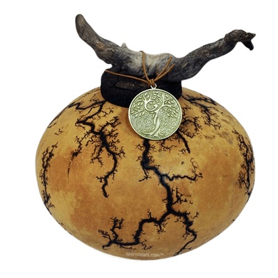 Earthen Gourd Biodegradable Urn