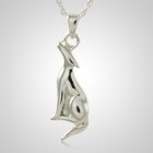 Elegant Cat Cremation Pendant III