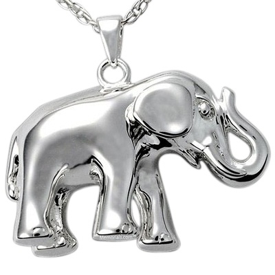 Elephant Cremation Pendant