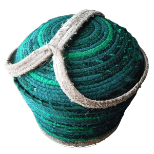 Emerald Cotton Cremation Urn