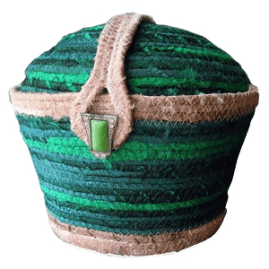 Emerald Cotton Cremation Urn