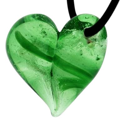 Emerald Cremation Ash Pendant