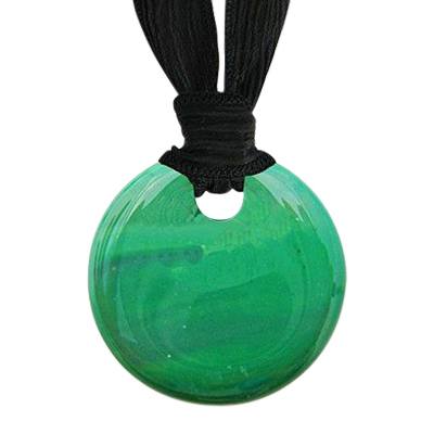 Emerald Cremation Ashes Pendant