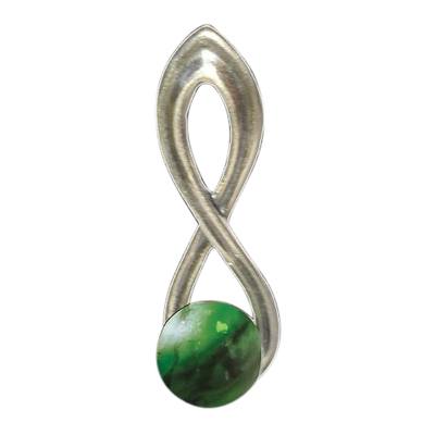 Emerald Eternity Cremation Ash Pendant