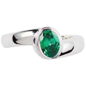 Emerald Serpentine Cremation Ring