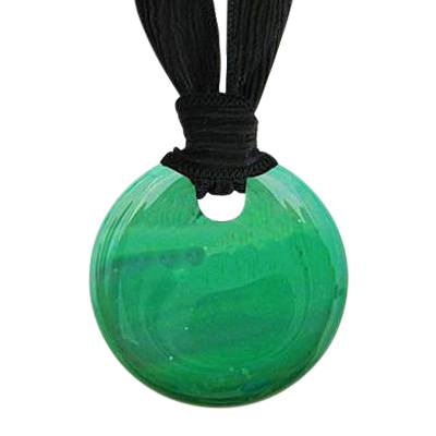Emerald Small Cremation Ashes Pendant