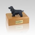 English Cocker Black Medium Dog Urn