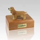 English Cocker Blond Large Dog Urn