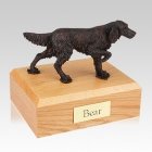 English Setter Bronze Large Dog Urn