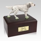 English Setter Standing Large Dog Urn