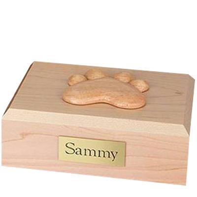 Eternal Paw Maple Wood Small Dog Urn