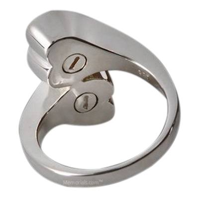 Eternal Sterling Cremation Print Ring