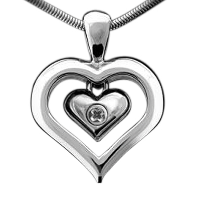 Eternal Heart Keepsake Pendant