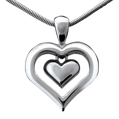 Eternal Heart Keepsake Pendant