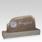 Eternal Rose Companion Granite Headstone
