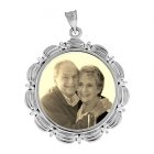 Eternity Silver Photo Pendant