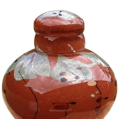 Crest Glass Cremation Urn